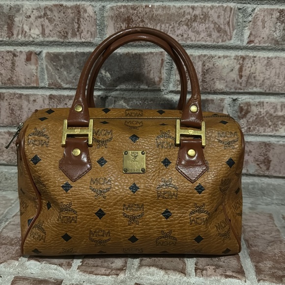 Womens MCM boston brown style bag style 2092D - Picture 2 of 13